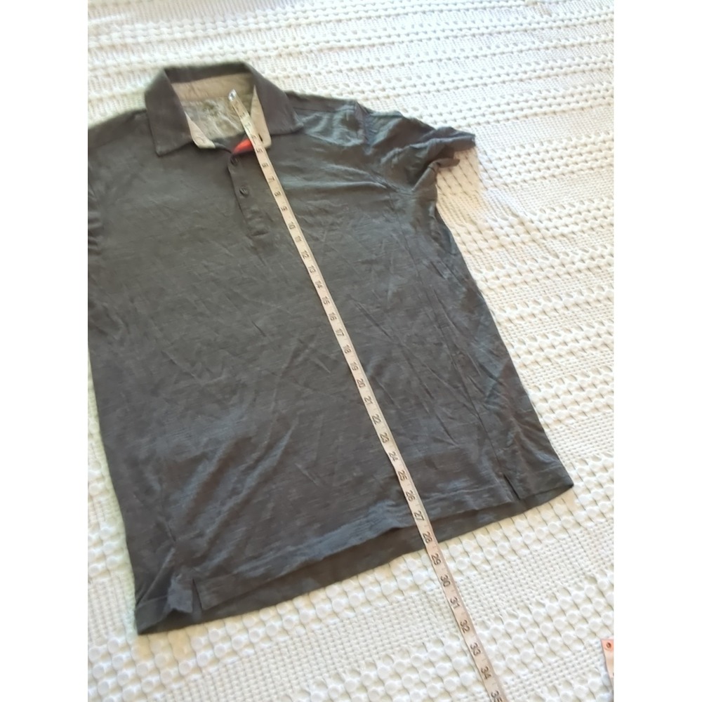 Rapha Merino Polo Cycling Jersey Size XL Heathered Gray REPAIRED Short Sleeve - Picture 9 of 11
